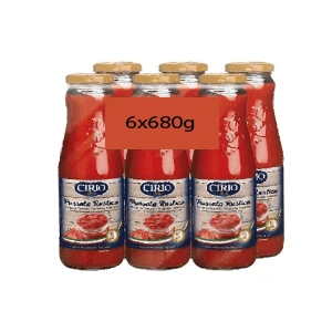 Cirio Passata Rustica Glass Jar 6x680g