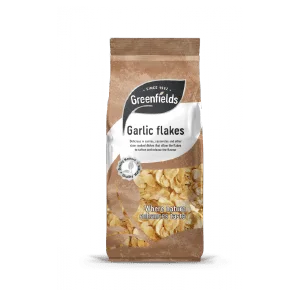 Green Fields Dried Garlic Flakes 8x150g (disc)