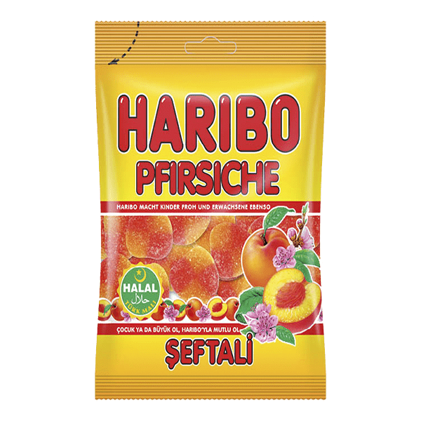 Haribo Peach (seftali) 24x100g (blue)