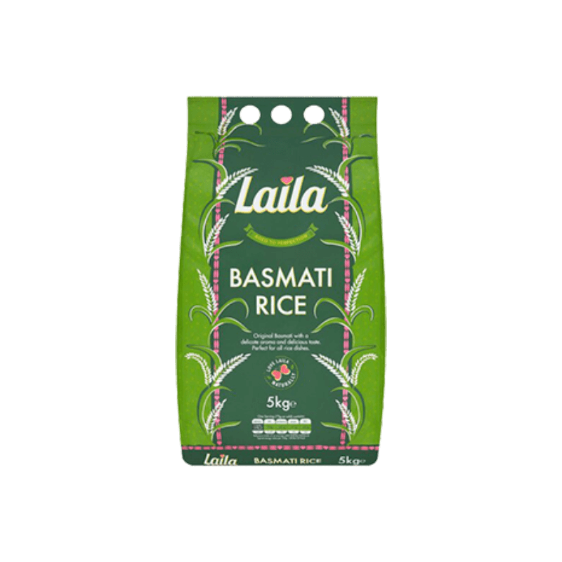 Laila Basmati Rice £3.99 Pm 2kg (unit)