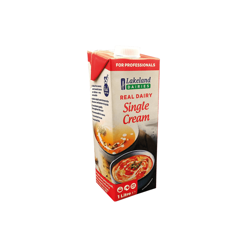 Lakeland Single Cream 12x1ltr 