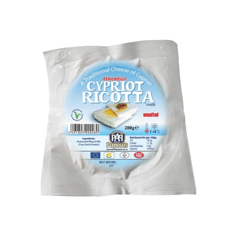 Papouis Ricotta Cheese 200g (unit)