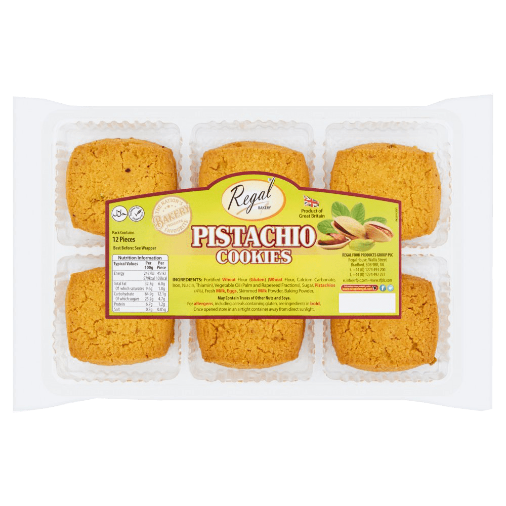 Regal Hm Pistachio Cookies 12pcs (unit)