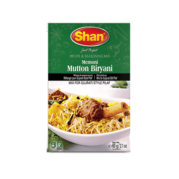 Shan Memoni Mutton Biryani 12x60 G