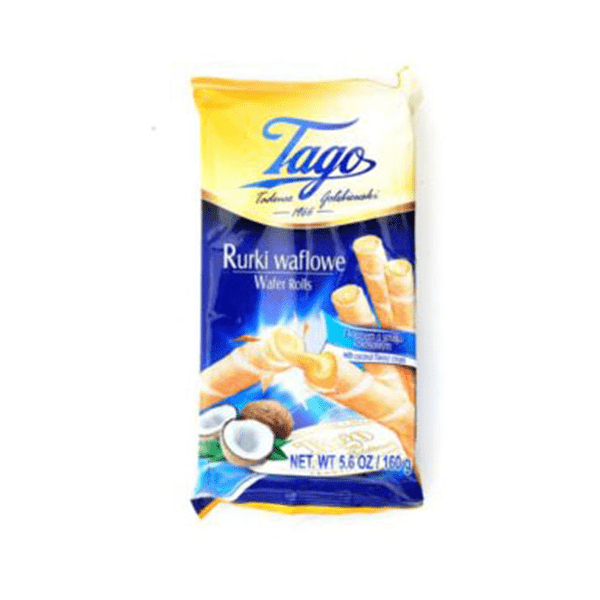 Tago Coconut Wafer Rolls 30x160 G
