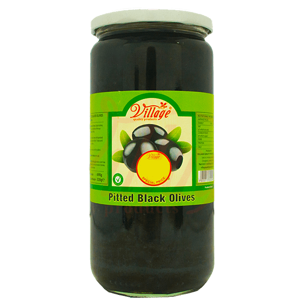 Village Pitted Black Olive 6x720g (case)