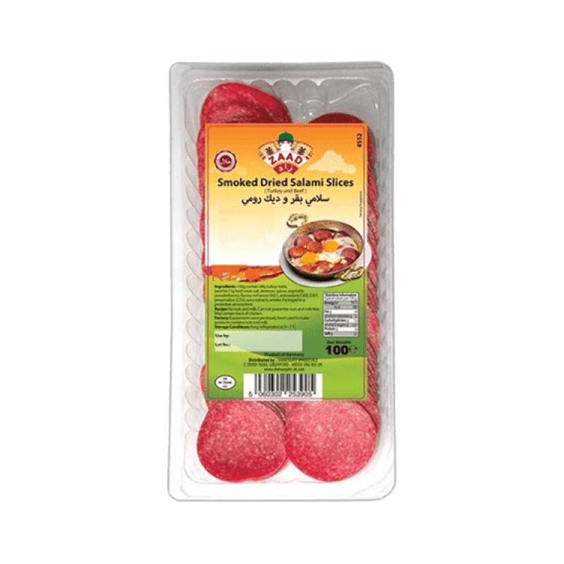 Zaad Smoked Pizza Salami 100gm Pm?1.39