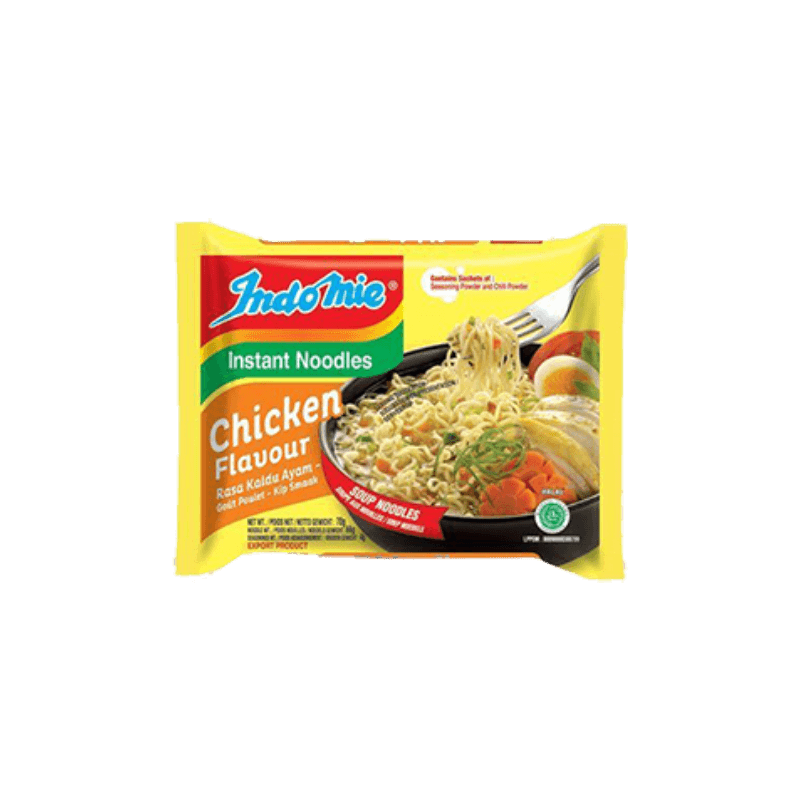 Indomie Chicken Plain 40pk (blue) (case)