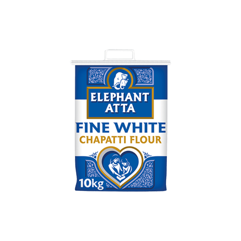 ELEPHANT ATTA FINE WHITE CHAPATTI FLOUR 10KG