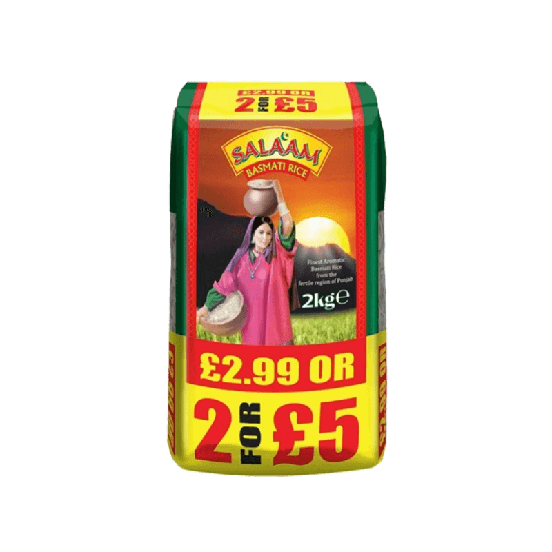 Salaam Basmati Rice 6x2kg Pm?3.49